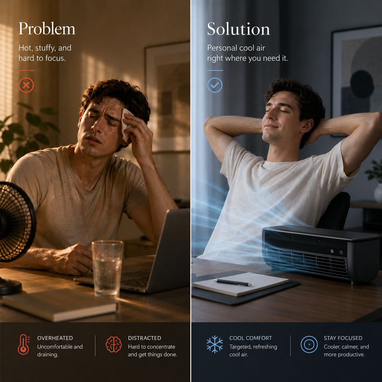 ChillPod™ Mini Portable AC Unit